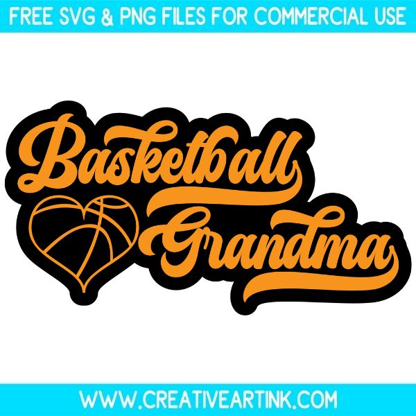 Free Basketball Grandma SVG Cut File