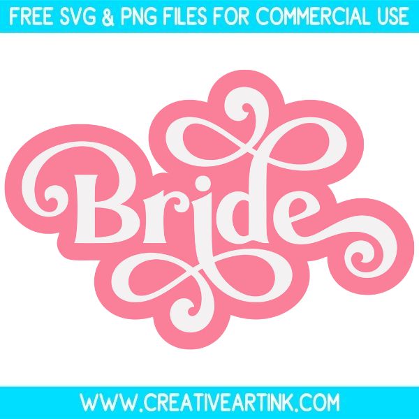 Free Bride SVG Design