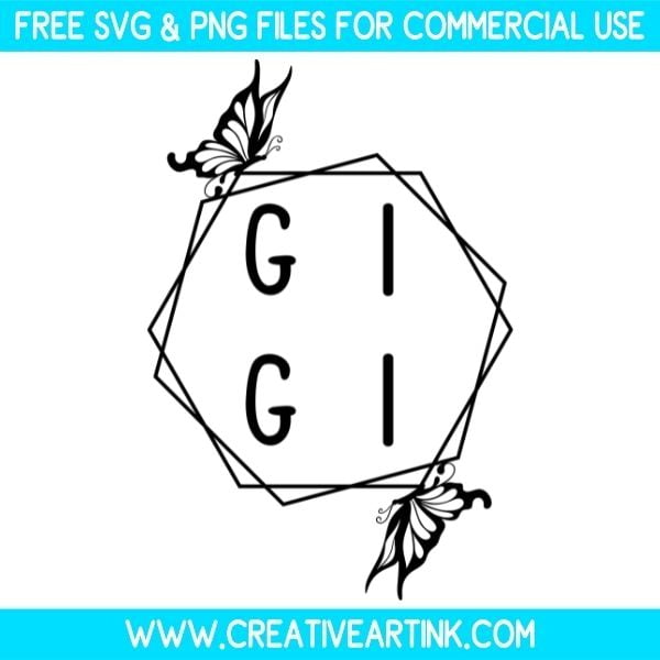 Free Gigi Butterfly SVG Design
