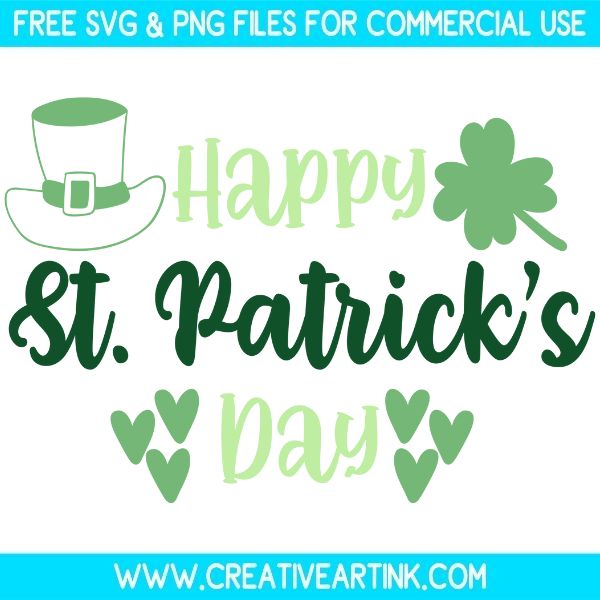Free Happy St. Patrick's Day SVG 