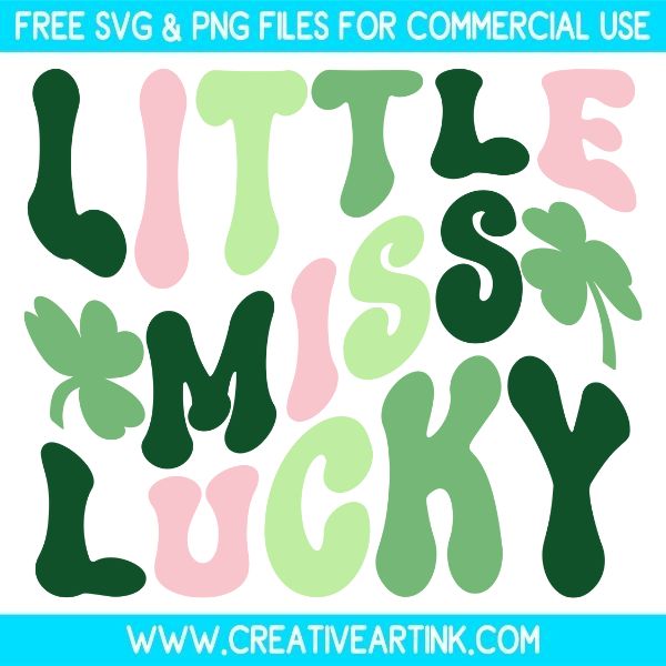 Free Little Miss Lucky SVG Cut File