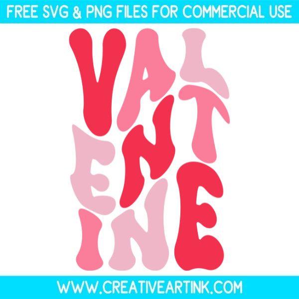 Free Retro Valentine SVG Cut File