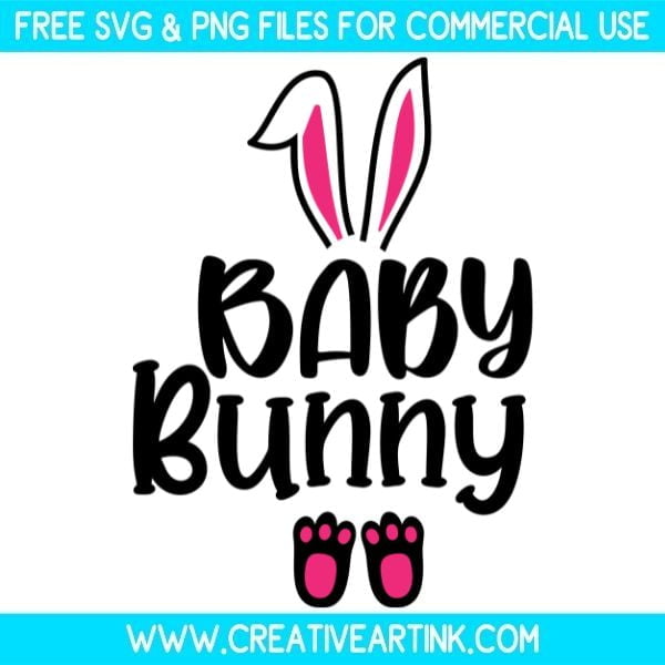 Baby Bunny SVG Free