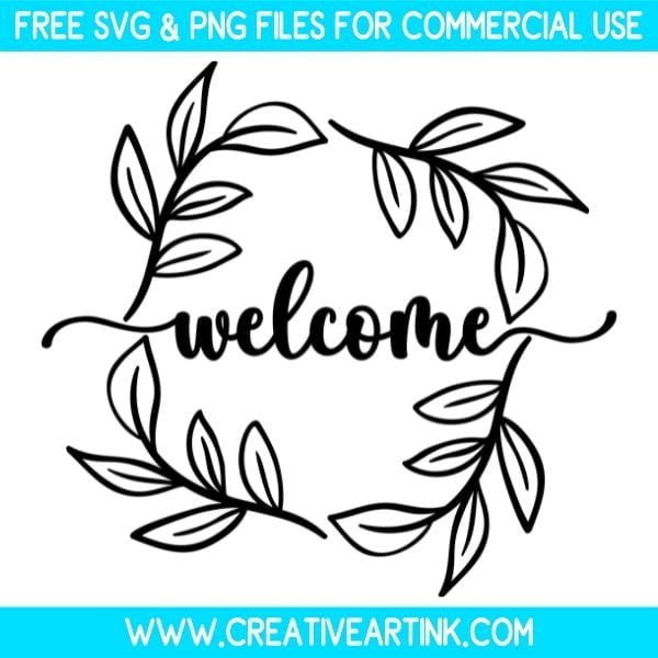 Free Welcome SVG Files