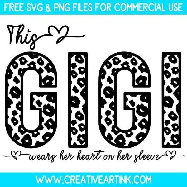 Free Gigi Leopard Print SVG & PNG