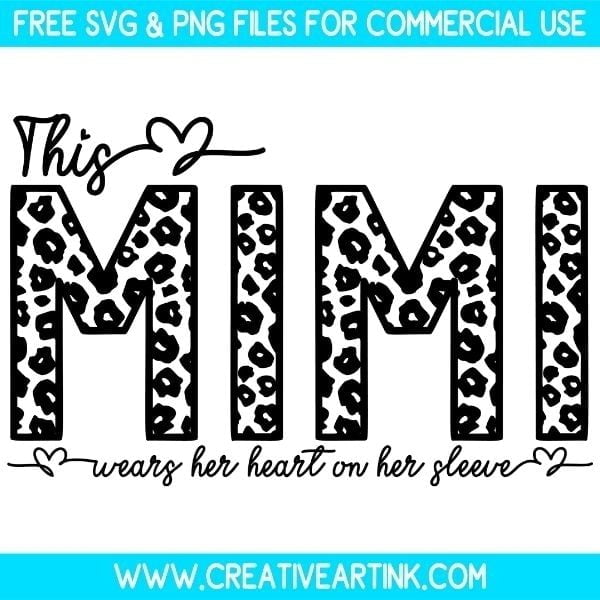 Free Mimi Leopard Print SVG & PNG