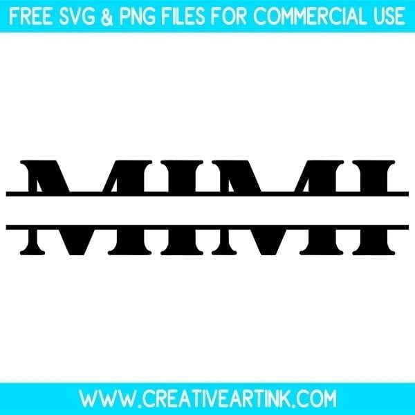Free Split Mimi SVG & PNG