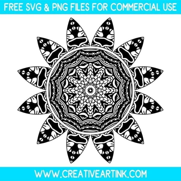Flower Tattoo Design SVG & PNG Clipart Free Download