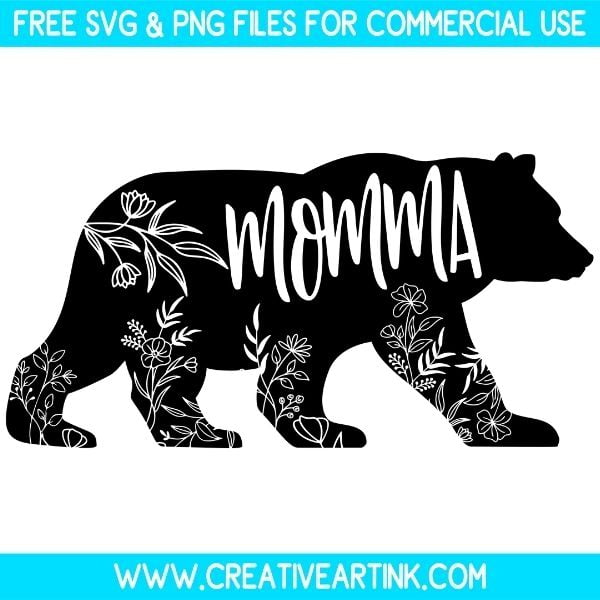 Momma Bear SVG & PNG