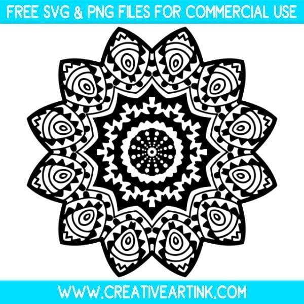 Mandala SVG & PNG Clipart Free