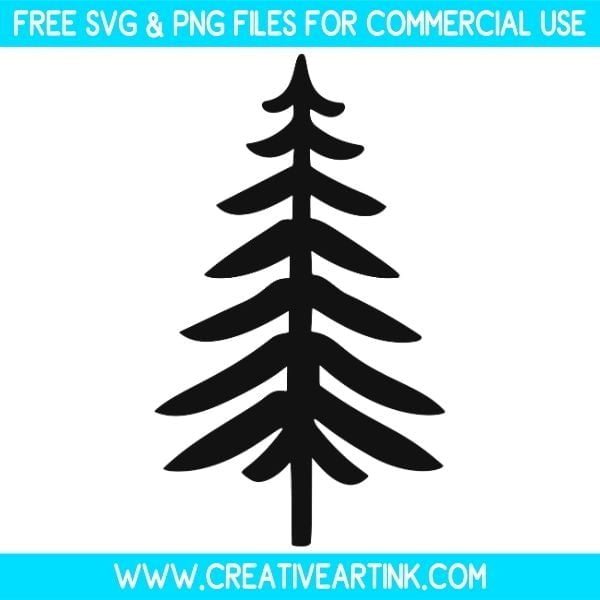 Pine Tree SVG & PNG Clipart Free Download