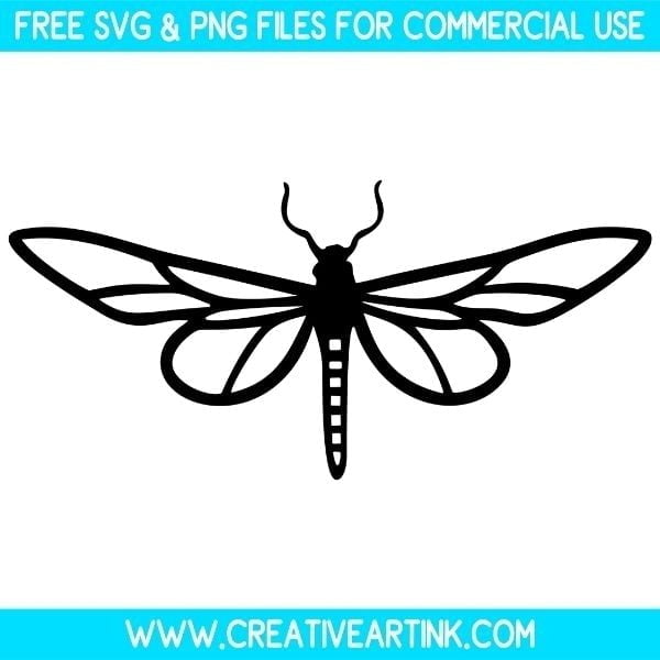 Dragonfly Outline SVG & PNG Clipart Images Free Download
