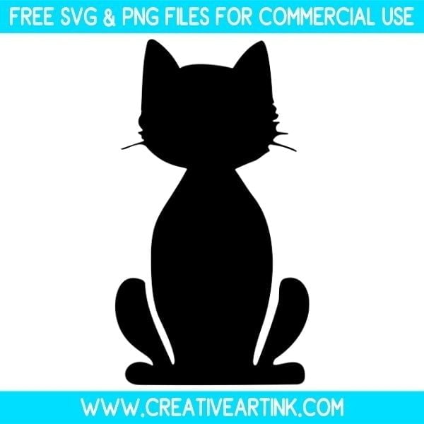 Sitting Cat SVG & PNG Clipart Images Free Download