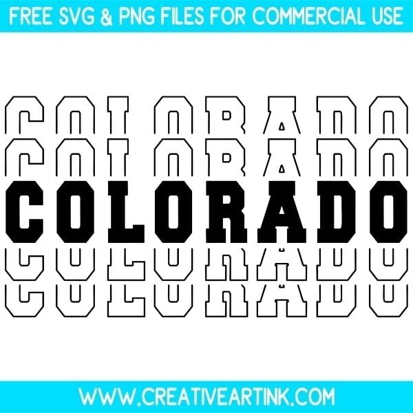 Colorado SVG Cut & PNG Images Free Download
