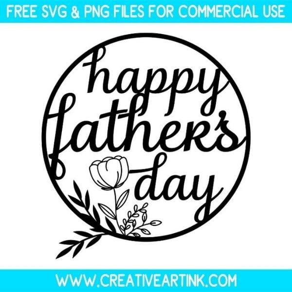 Happy Father's Day SVG Cut & PNG Images Free