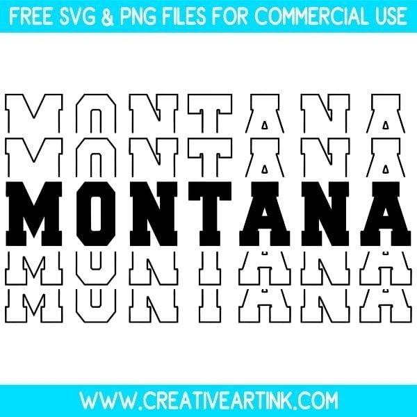 Montana SVG Cut & PNG Images Free Download