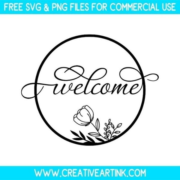 Welcome SVG Cut & PNG Images Free Download