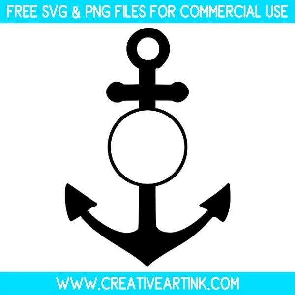 Anchor Monogram Free SVG & PNG Clipart Images Download