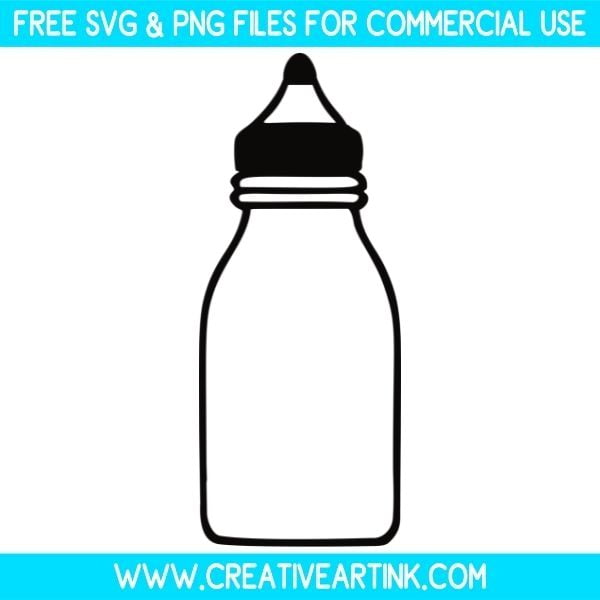 Baby Bottle Free SVG & PNG Images Download