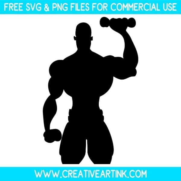 Body Builder Free SVG & PNG Images Download