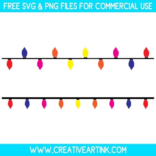 Christmas Lights Free SVG & PNG Images Download