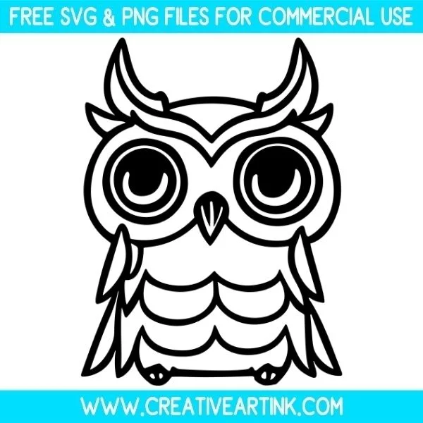 Great Horned Owl Free SVG & PNG Images Download
