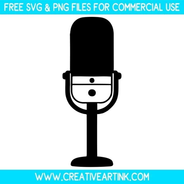 Microphone Free SVG & PNG Clipart Images Download