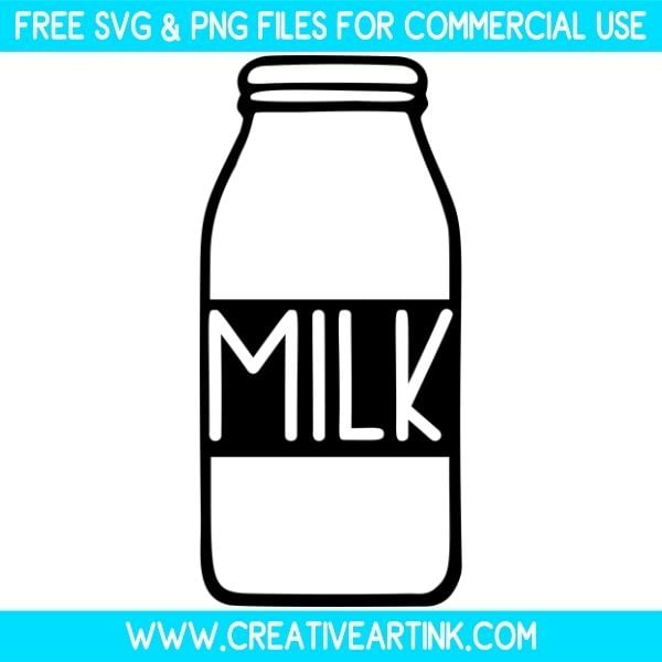 Milk Bottle Free SVG & PNG Clipart Images Download