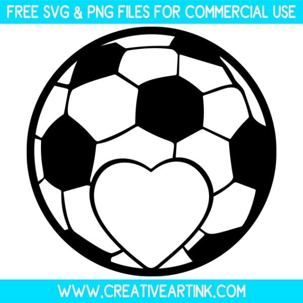 Soccer Ball Monogram Free SVG & PNG Images Download