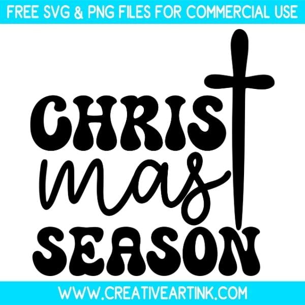 Christmas Season Free SVG & PNG Cut Files Download