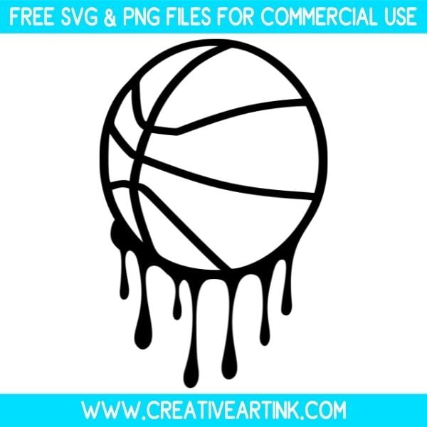 Dripping Basketball Free SVG & PNG Clipart Images Download