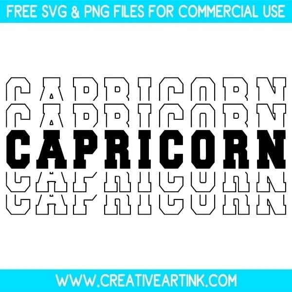 Free Capricorn SVG Files
