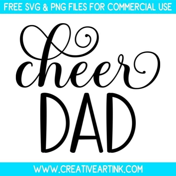 Free Cheer Dad SVG Cut File