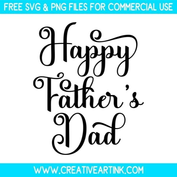 Free Happy Father's Day SVG Cut File