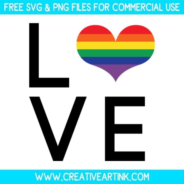 Free Pride Love SVG