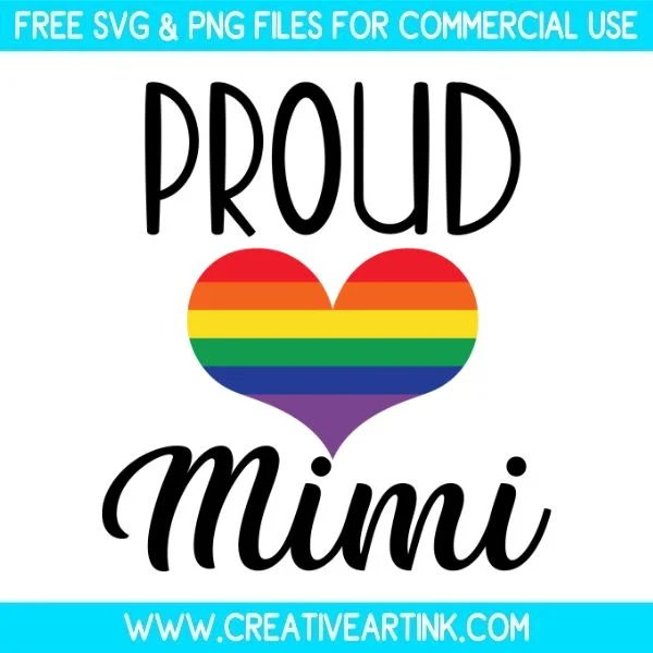 Free Proud Mimi SVG Cut File