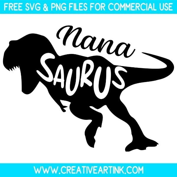 Free Nanasaurus SVG