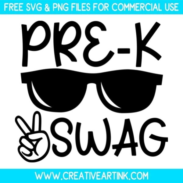 Free Pre-K Swag SVG Cut File