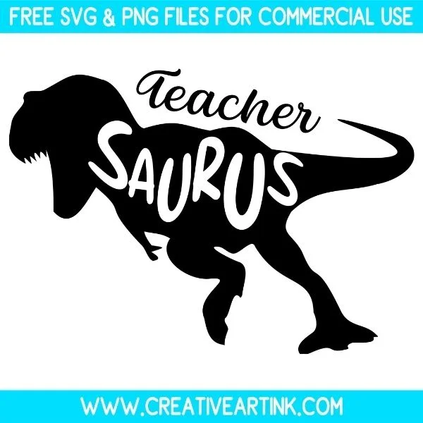 Free Teachersaurus SVG