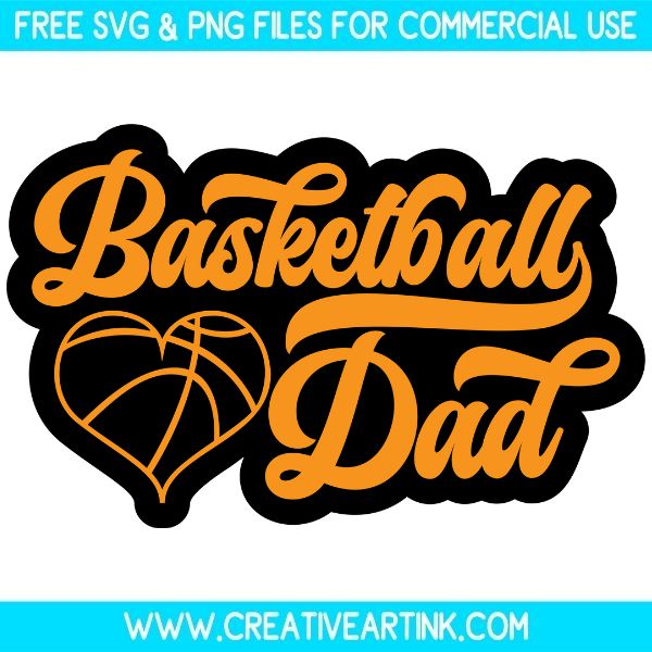 Free Basketball Dad SVG Cut File