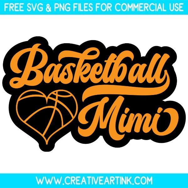 Free Basketball Mimi SVG Cut File