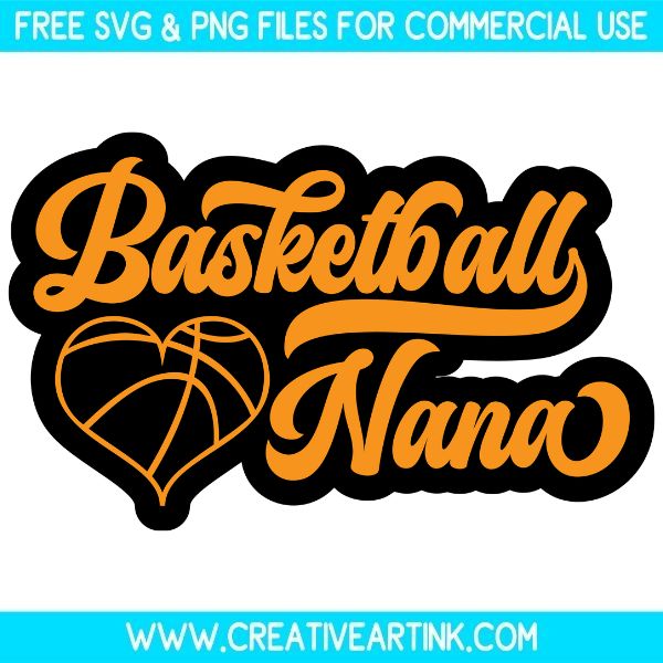 Free Basketball Nana SVG Cut File