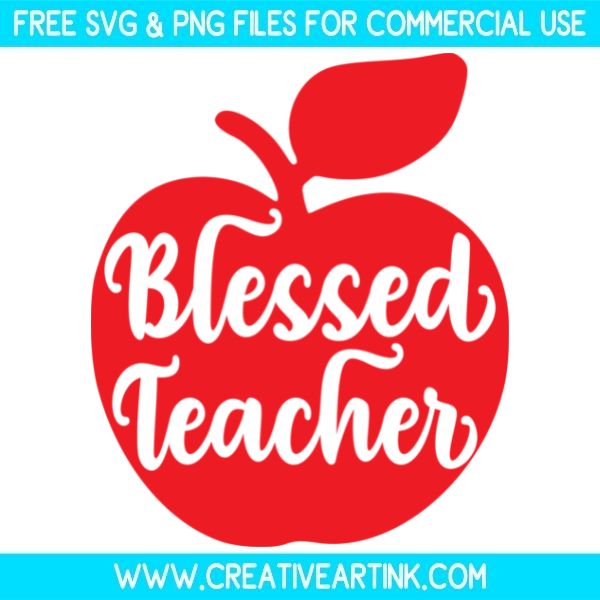 Free Blessed Teacher SVG