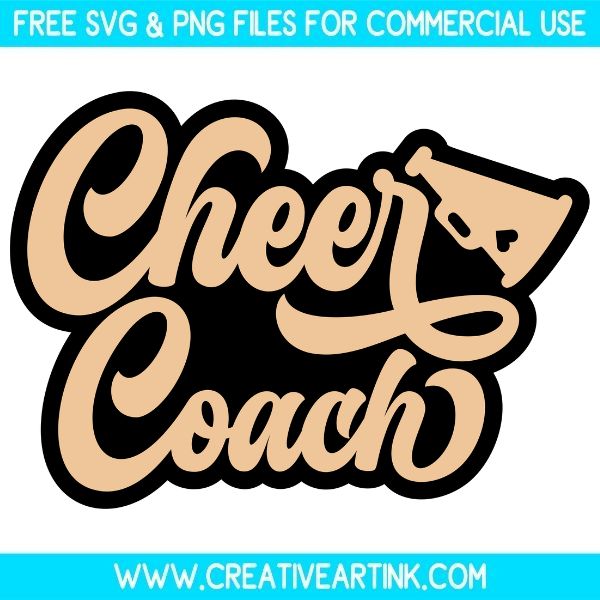 Free Cheer Coach SVG Cut File