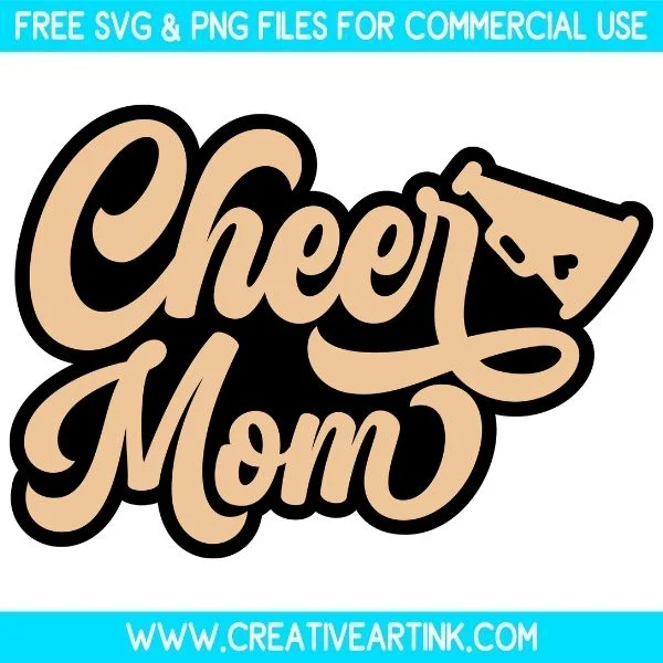 Free Cheer Mom SVG Cut File