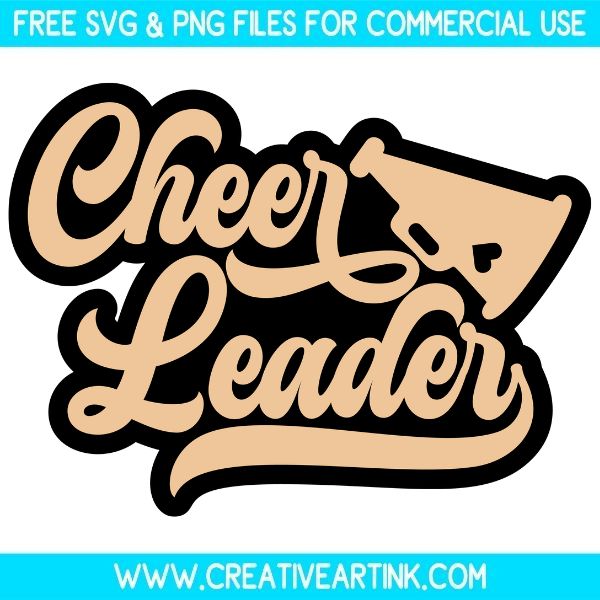 Free Cheerleader SVG Cut File