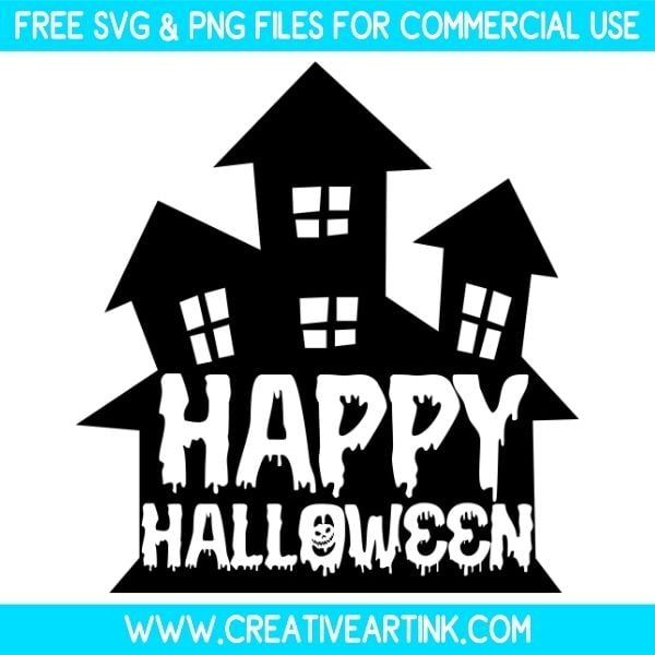 Free Happy Halloween SVG Cut File