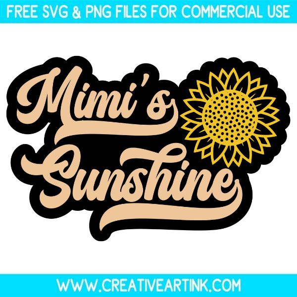 Free Mimi's Sunshine SVG Cut File