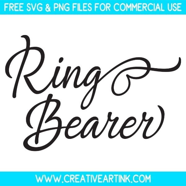 Free Ring Bearer SVG Cut File