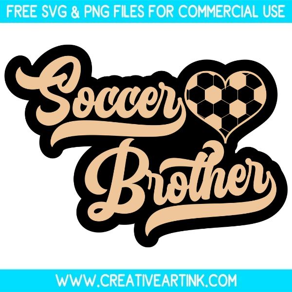 Free Soccer Brother SVG Cut File